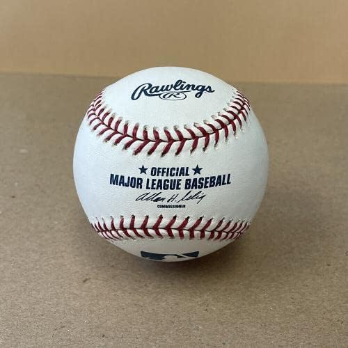 Scott Proctor 43 Aláírt OMLB Selig Yankees Baseball Automatikus B&E Hologram - Dedikált Baseball