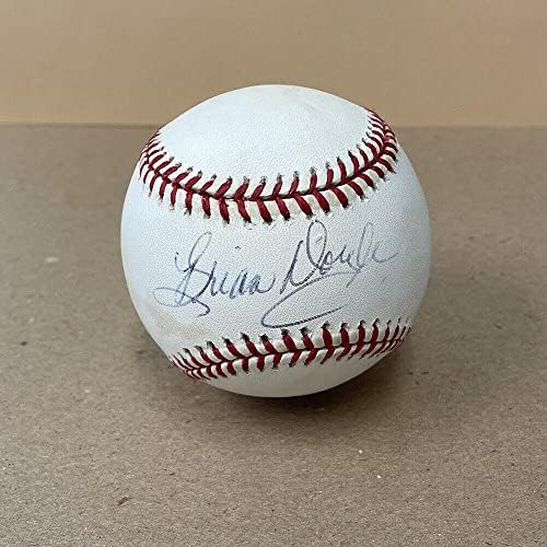 Brian Doyle Aláírt OAL Budig Baseball Automatikus B&E Hologram - Dedikált Baseball