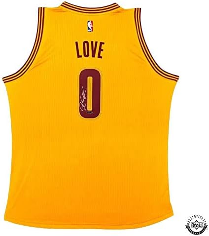 Kevin Love Dedikált Adidas Swingman Cleveland Cavaliers Arany Alternatív Jersey - Felső szint - Dedikált NBA Mezek