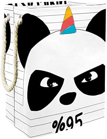 Inhomer Cuki Panda Ninja Panda, Unikornis, 300D Oxford PVC, Vízálló Szennyestartót Nagy Kosárban a Takaró Ruházat, Játékok