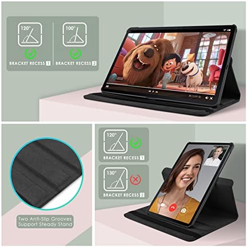 DETUOSI 360° - os Forgó Esetben a Samsung Galaxy Tab S7 FE 5G 12.4 2021, Galaxy Tab Plus S8 Tabletta Esetben 5G 2022, Galaxy