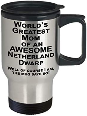 Törpe Hollandia Nyúl Utazási Bögre, Ajándék Nyúl Szerető - a Világ Legjobb anyukája egy Fantasztikus Holland Törpe