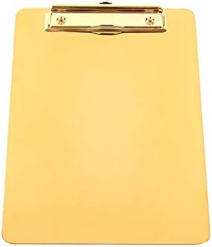 Chris.W Arany Fém Vágólap Alacsony Profilú Klip, Rozsdamentes Acél Vágólapra, 8.86 x 12.2 inch(A4)