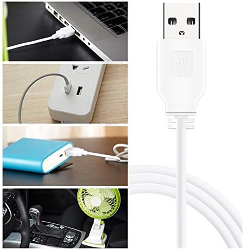 RICHU Táblázat Ventilátor USB-Rajongók Néma Újratölthető Klip Ventilátor Asztali, Hordozható, Levehető Alap Fan Babakocsi