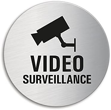 Ajtó tábla Videó Megfigyelő ⌀ 2.95 Inch (75 mm) | Szálcsiszolt Rozsdamentes Acél öntapadó No. 39280