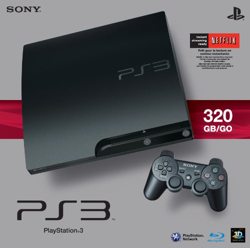 Sony PlayStation 3 Slim 320 GB-os Szén Fekete Konzol