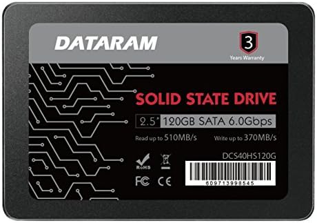 Dataram 120GB 2,5 SSD Meghajtó szilárdtestalapú Meghajtó Kompatibilis az ASUS ROG GL702VS