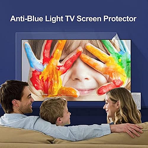 Wzglod 50 55 65 cm-es TV, képernyővédő fólia, Anti Kék Fény Képernyő Védő, Tükröződésmentes Enyhíti a Képernyő Szűrő LCD,