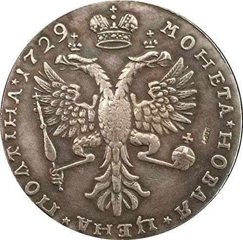 1729 Peter II. Oroszország Érmék Példányt Haza, Szoba, Iroda Berendezés