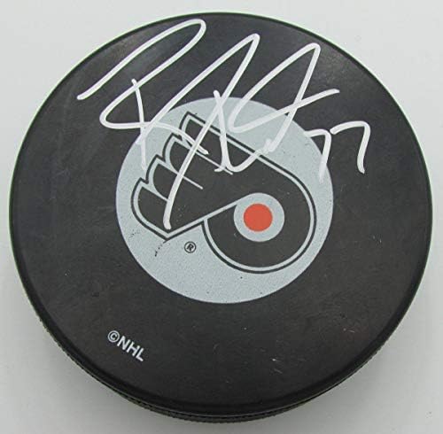 Ryan Szülő Philadelphia Flyers Dedikált/Aláírt Szórólapok Logó Korong 140631 - Dedikált NHL Korong