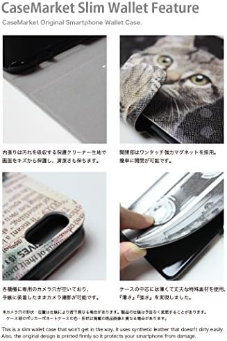 CaseMarket [Notebook Típus Galaxy S6 Edge (SC-04G / SCV31 / 404SC) Eredeti Design Slim Flip tok [Plumeria Romantika Sok Virág
