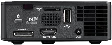 Optoma ML550 WXGA 500 Lumen 3D-s Kész a Hordozható DLP LED Projektor MHL Kompatibilis HDMI Port