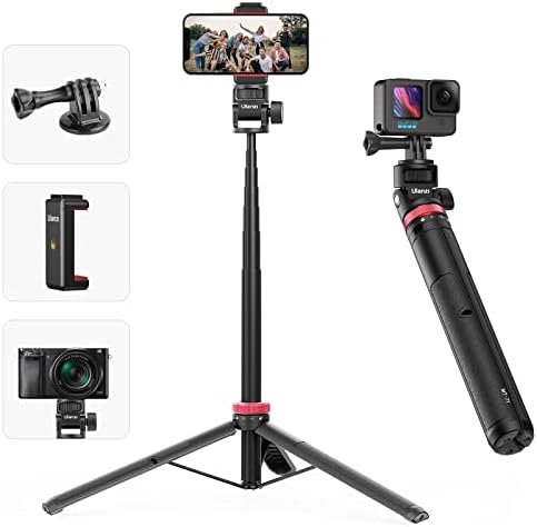57.48 hüvelyk Kihúzható Önarckép Bot Akció Kamera w Okostelefon Bilincs Kiterjesztését Pólus, a GoPro Sony, Canon Vlogging