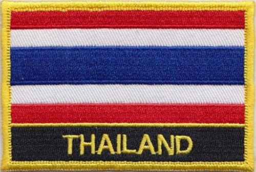 1000 Zászlók Thaiföld Ország Zászló Hímzett Blézer Jelvény Javítás