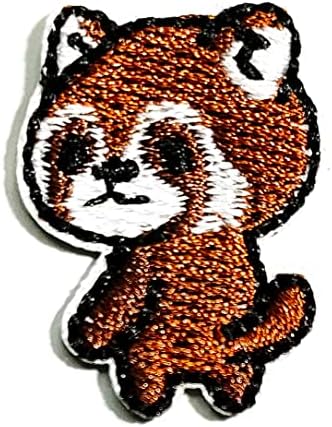 Kleenplus 2db. Mini Vörös Panda Hímzett Szövet Javítás Matrica Gyerekeknek, Karikatúra Vasalót Varrni A Souvenir Ajándék
