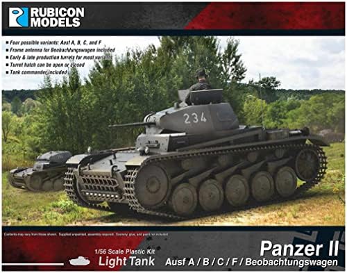 Rubicon Modellek Panzer II. Ausf A / B / C / F / Beobachtungswagen Könnyű Tank