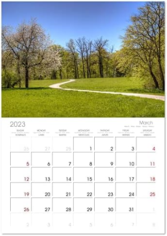 Park Schoenbusch Aschaffenburg (Havi Fali Naptár 2023 11.7 x 16.5 cm (nyitva) ), Calvendo 2023 havi naptár