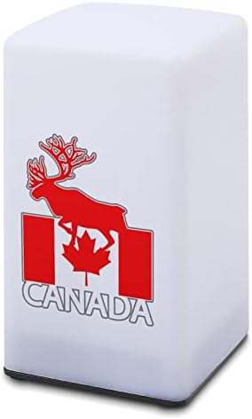 Kanada Jávorszarvas Zászló Kis asztali Lámpa Hordozható Éjjeliszekrényen asztali Lámpa Dekoráció Hálószoba, Nappali, Iroda