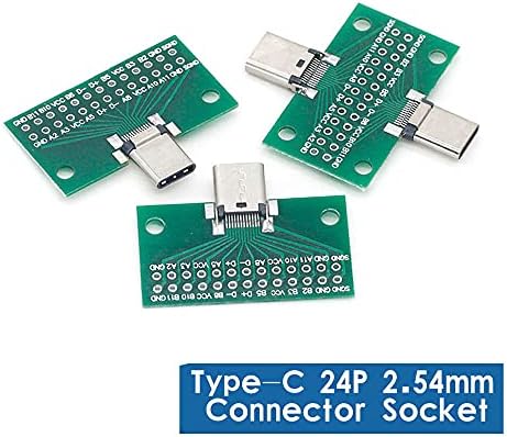 C-típusú Férfi-Nő USB 3.1 Teszt PCB-Testület Adapter C Típusú 24P 2.54 mm-es Csatlakozó Aljzat Adatok Vonal vezetékek Átviteli-Női