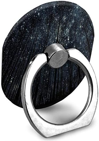 Gyűrű Jogosultja Csillagos Égbolt Fa Gyűrű Telefon tulajdonosa Állítható, 360° - os Elforgatás Telefon Ujját tartó IPad,