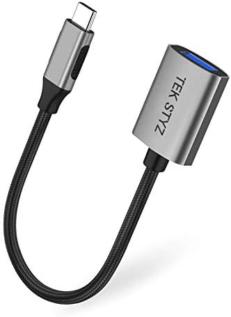 Tek Styz USB-C USB 3.0 Adapter Működik Nokia 2.4 OTG Típus-C/PD Férfi USB 3.0 Női Converter. (5Gbps)