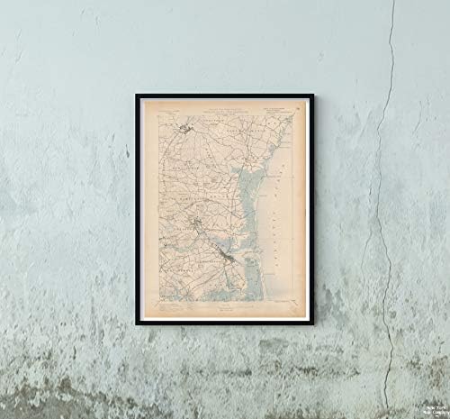Térkép | Atlas of Massachusetts (Előzetes. Szerk. 1884-1888), Abington & Amesbury & Exeter & Newburyport 1890 Oldal 36 Regionális