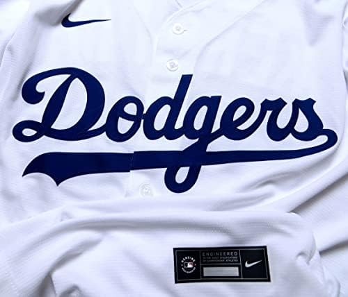 Clayton Kershaw Aláírt Dedikált Jersey-Los Angeles Dodgers Fehér XXL MLB COA