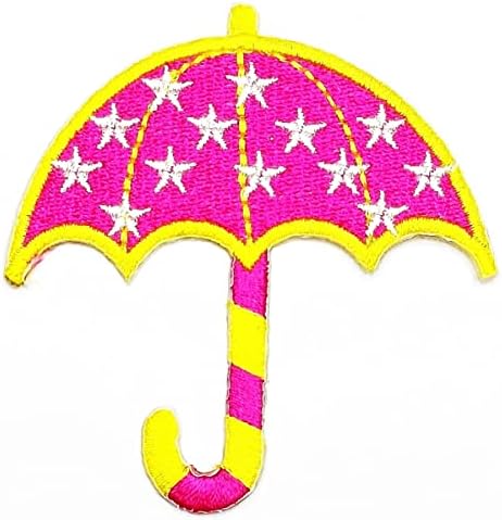 Kleenplus Esernyő Esős Nap Aranyos Rózsaszín Rajzfilm Gyerekeknek Gyerekek Vas a Foltok Tevékenységek Hímzett Logó Öltözteti