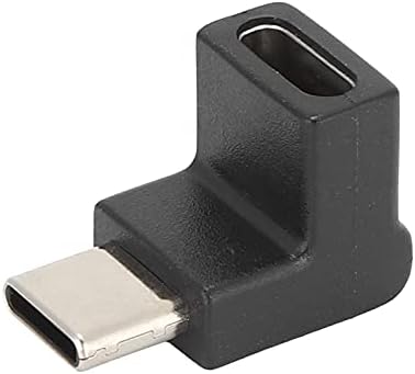 USB-C derékszögű Adapter, 90 Fokos USB C Típusú Női Férfi Adapter Támogatás USB3.1 10Gbps Fasr Adatátvitel, Laptop, Telefon,