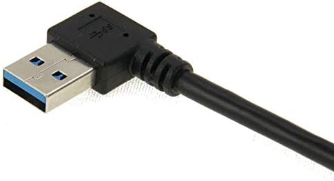 USB Adapter USB 3.0 Jobb Szög 90 Fokos Hosszabbító Kábel a Férfi-Nő Adapter Kábel Hossza: 18 cm.
