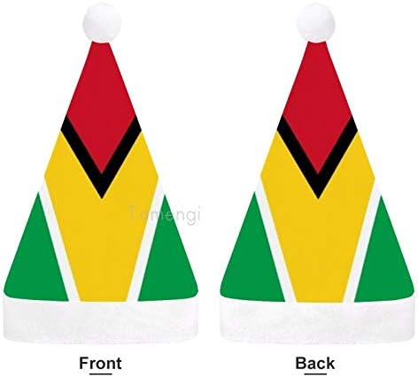 Karácsony, Mikulás Sapka, Guyana Zászló Karácsonyi Ünnepi Kalap Felnőttek számára, Unisex Kényelem Karácsonyi Kalapok Új