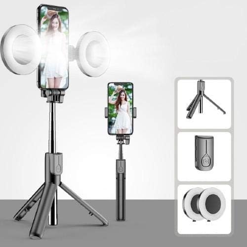 BoxWave Álljon meg a Mount Kompatibilis Motorola Moto S30 Pro - RingLight SelfiePod, Önarckép Stick Kihúzható Kar Gyűrű Fény
