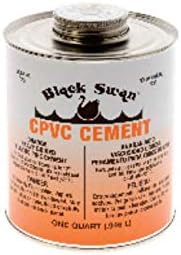 FixtureDisplays® CPVC Cement (Narancs) - Nehéz, Testes 1 qt. Minden 07233-BLACKSWAN-1PK-NPF