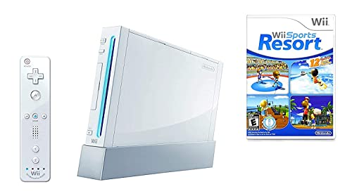 Wii Konzol w/ Bónusz Wii Sports Resort & Wii MotionPlus Csomag (Felújított)