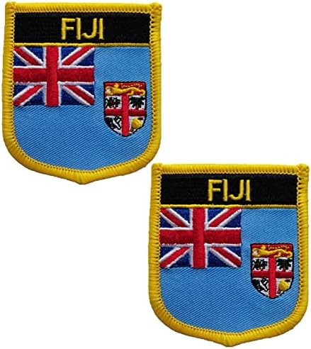 Fidzsi-Szigetek Egyetlen Zászló Hímzett Foltok Taktikai Morál Applied Rögzítő Vassal Varrni A Jelkép Javítás 2 Db (Fidzsi-Szigetek)