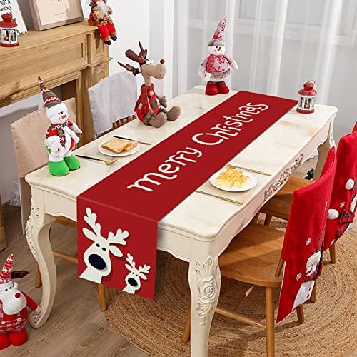 Karácsonyi asztali Futó Szarvas Szarvas Rénszarvas Boldog Karácsonyt Futók Piros Ünnepi 13 x 72 Colos Téli Karácsonyi Haza