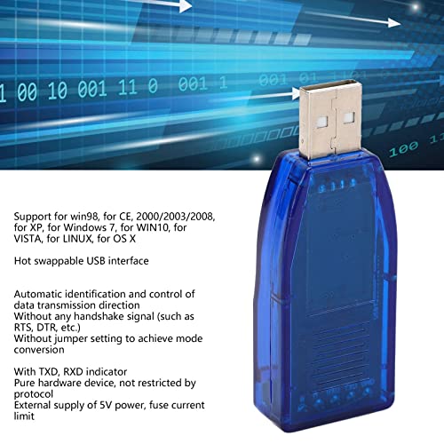 Marhynchus USB-RS232 RS485 Soros Port Adapter, Kábel Átalakító Kétirányú Fél Duplex Ipari Tartozékok (USB-RS232)