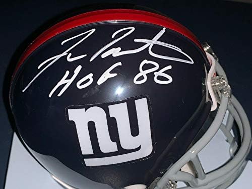 Fran Tarkenton New York Giants Hof 86 Aláírt Riddell Mini Sisak - Dedikált NFL Mini Sisak