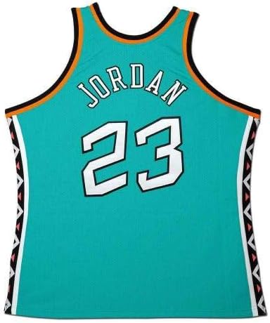 Michael Jordan Dedikált & Hímzett 1996 All-Star Game Keleti Hiteles Mitchell & Ness Jersey - Felső szint - Dedikált NBA Mezek