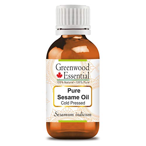 Greenwood Alapvető Tiszta Szezám Olaj (Sesamum indicum) - ban Természetes Terápiás Minőségű Hidegen Sajtolt Személyes
