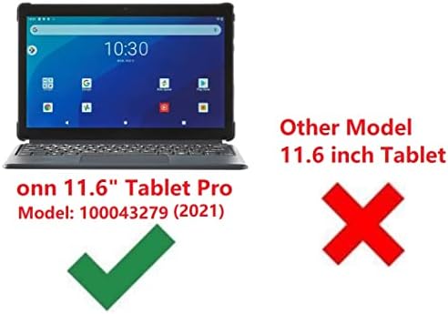 aon 11.6 hüvelykes Tablet Pro képernyővédő fólia (Modell: 100043279), Edzett Üveg Film [ Anti-Ujjlenyomat ] [ Esetben, Barátságos