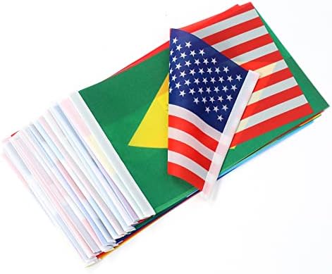 21 Pack Latin-Amerikai Ország Zászlók, Kis Zászlók a Világ, a Nemzetközi Zászlók, Botok, Multikulturális Szerte a Világon,